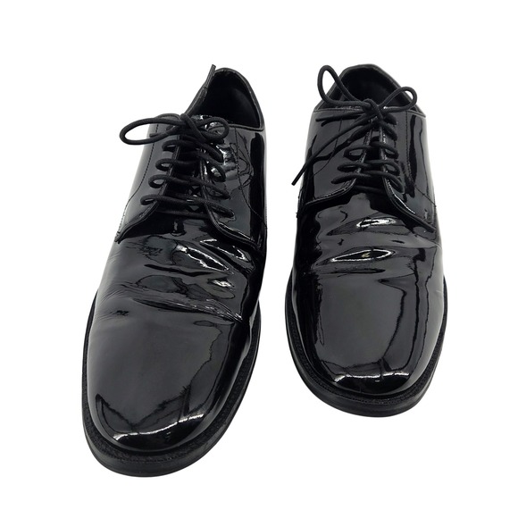 The Black Tux Mens Black Leather Oxford Dress‎ Shoes Formal Tuxedo Size 12 - Picture 2 of 10